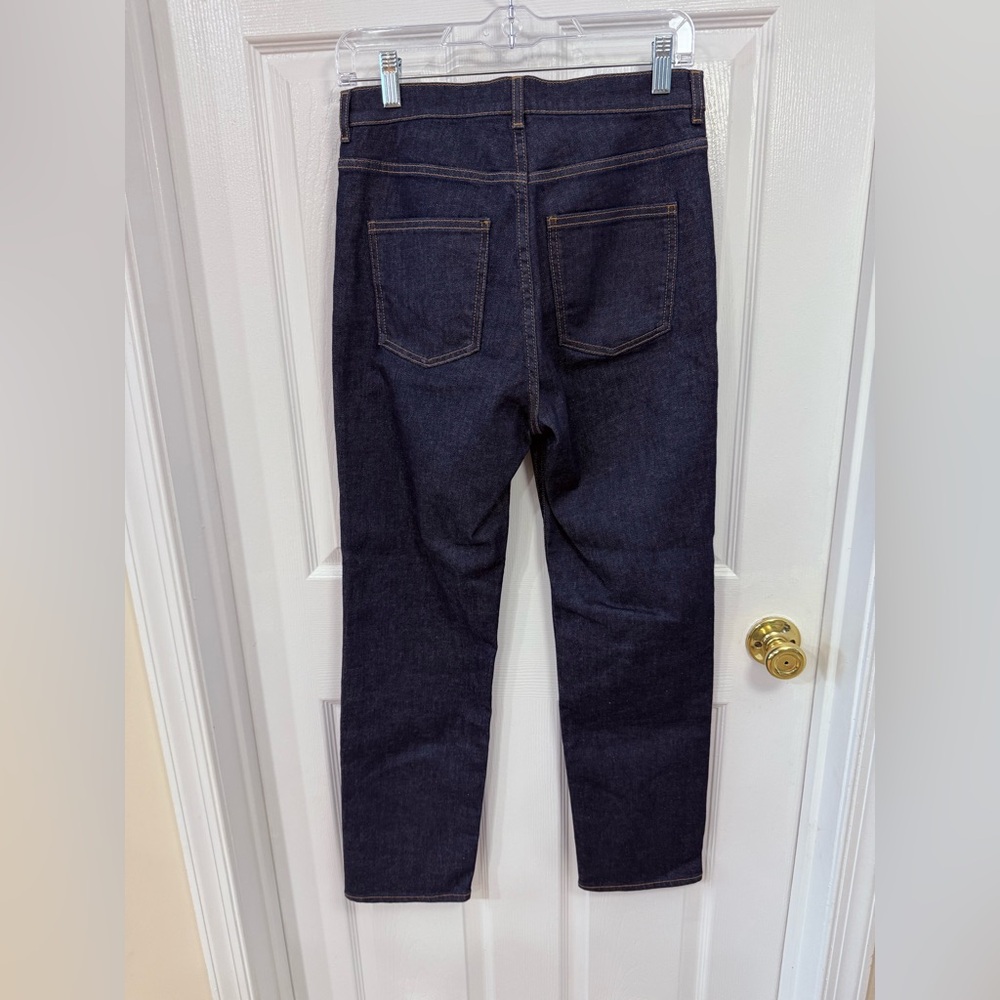 Women’s COS Dark Wash Straight Leg Jeans Size 28 Quiet Luxury - Picture 5 of 8
